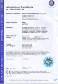 8866体育app电机-CE认证证书